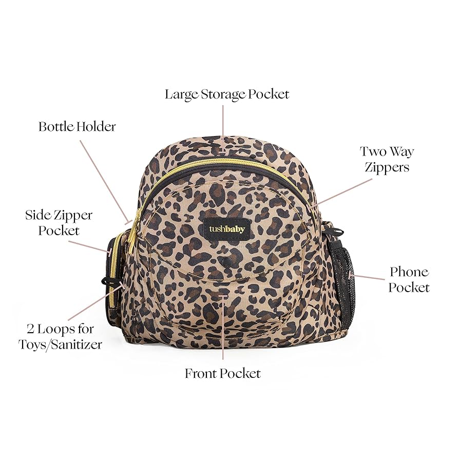 tushbaby タッシュ　ベイビー　ヒョウ柄 ヒップシート Amazon.co.jp: TushBaby タッシュベビー ヒップシート 抱っこ